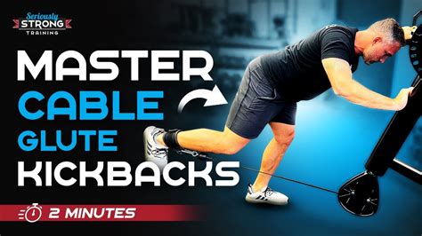 glute max kickback|How to: Cable Kickback (Glute Max) 